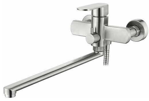 Смеситель для ванны Accoona 71205A, силумин, цвет хром купить,NaN