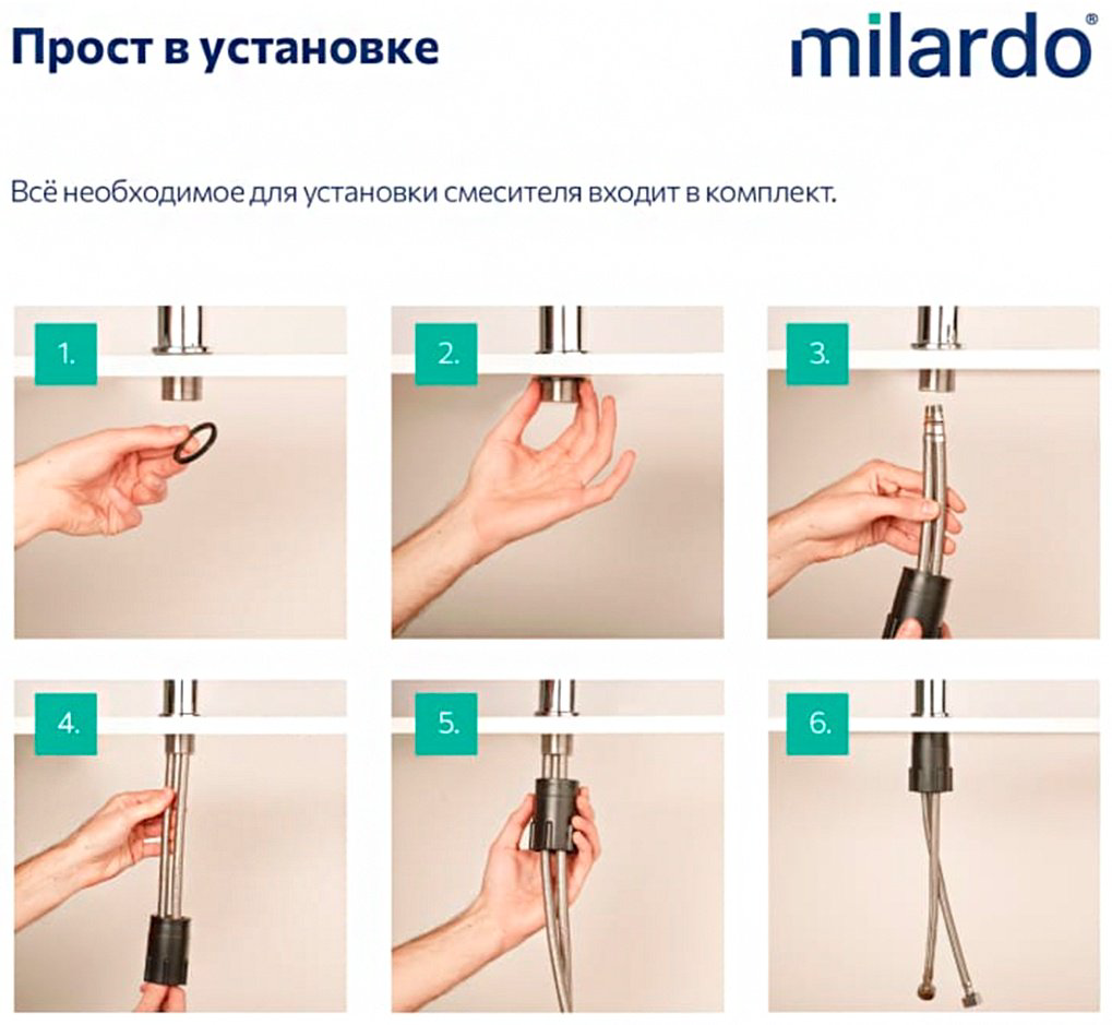 Смеситель для раковины (умывальника) Milardo ENJSB00M01, однозахватный - ForteMarket Смеситель для раковины (умывальника) Milardo ENJSB00M01, однозахватный купить,27700
