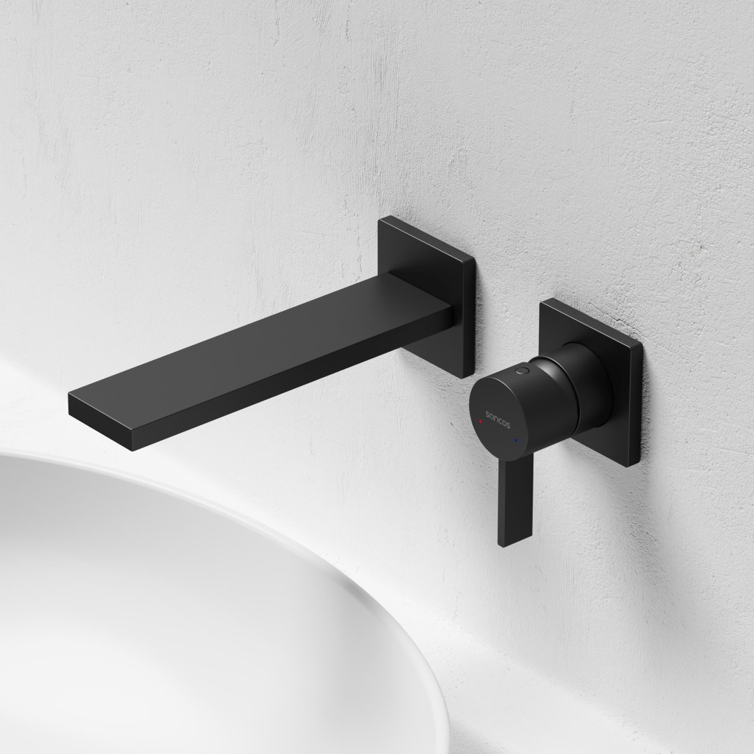 Смеситель для раковины (умывальника) Sancos SC9021MB , однозахватный - ForteMarket Смеситель для раковины (умывальника) Sancos SC9021MB , однозахватный купить,374981