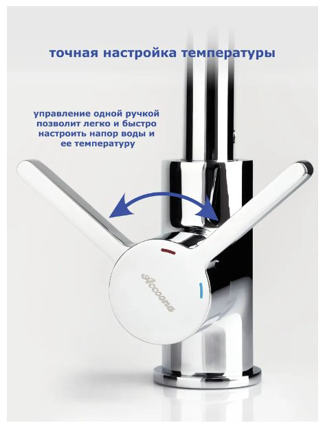 Смеситель для раковины (умывальника) Accoona A9687, однозахватный купить,NaN