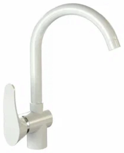 Смеситель для кухни Marrbaxx 005/Q1, латунь, цвет белый купить,26000