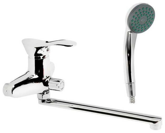 Смеситель для ванны Accoona A87105, силумин, цвет хром купить,NaN
