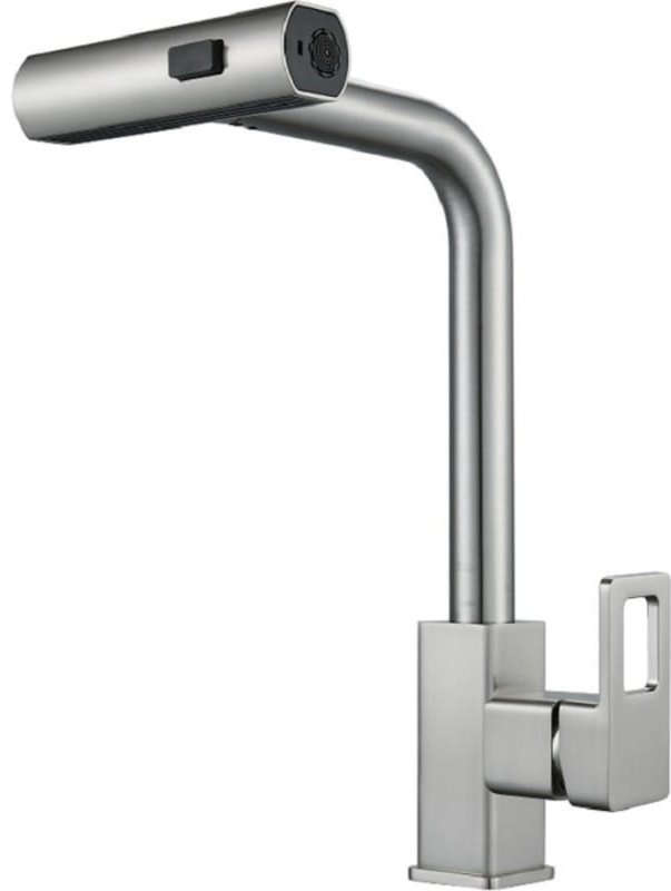 Смеситель для кухни Oute T704L., латунь, цвет сатин купить,NaN