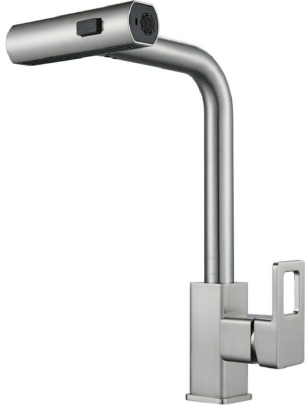 Смеситель для кухни Oute T704L., латунь, цвет сатин купить,NaN