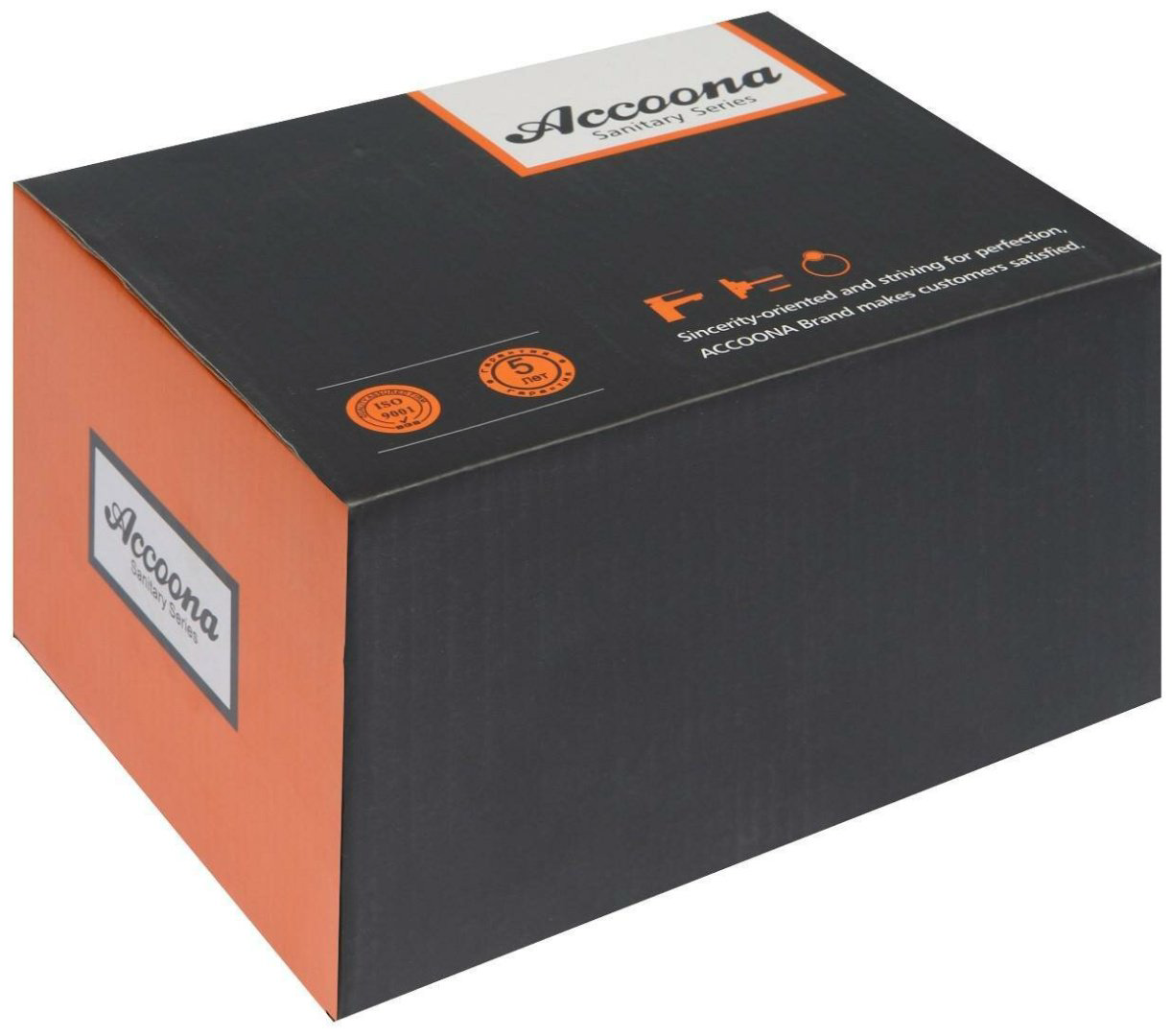 Смеситель для ванны Accoona 6482АH, силумин, цвет желтый купить,NaN