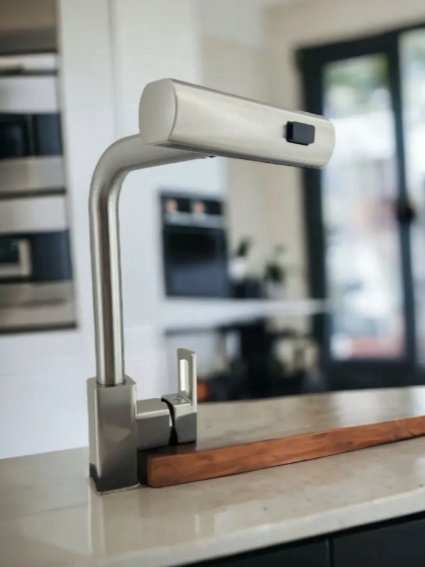 Смеситель для кухни Oute T704L., латунь, цвет сатин купить,NaN