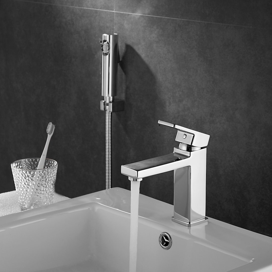 Смеситель Shevanik S8271, латунь, цвет хром купить,NaN