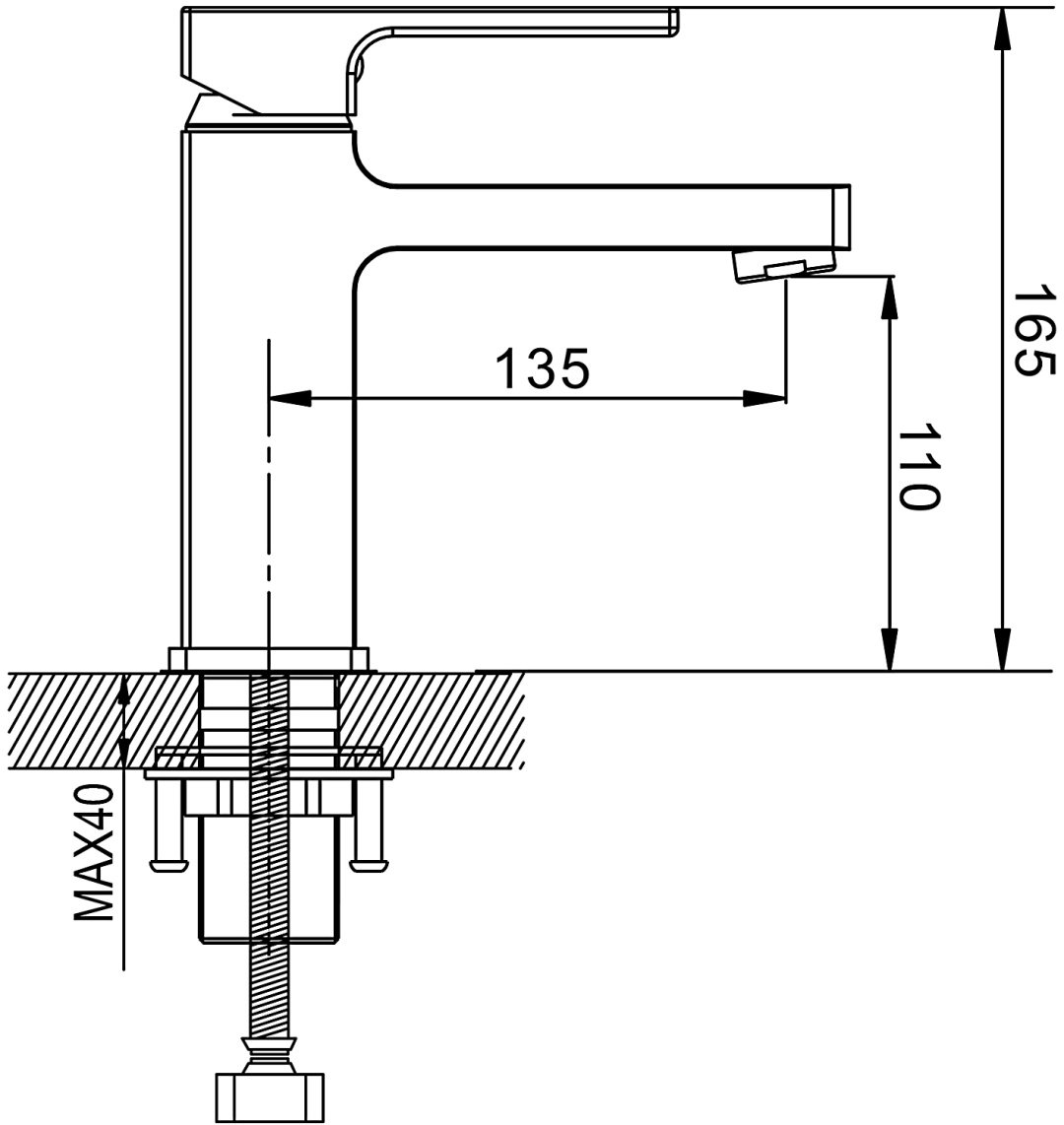 Смеситель Shevanik S8271, латунь, цвет хром купить,NaN