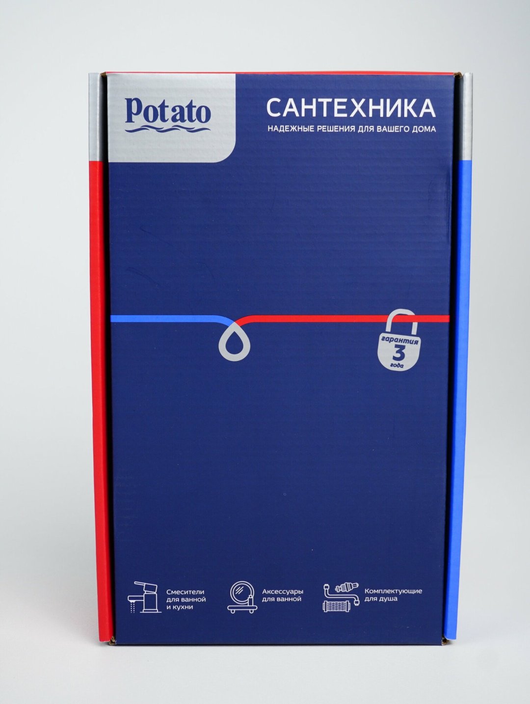 Смеситель для раковины (умывальника) Potato P1306, однозахватный купить,49300