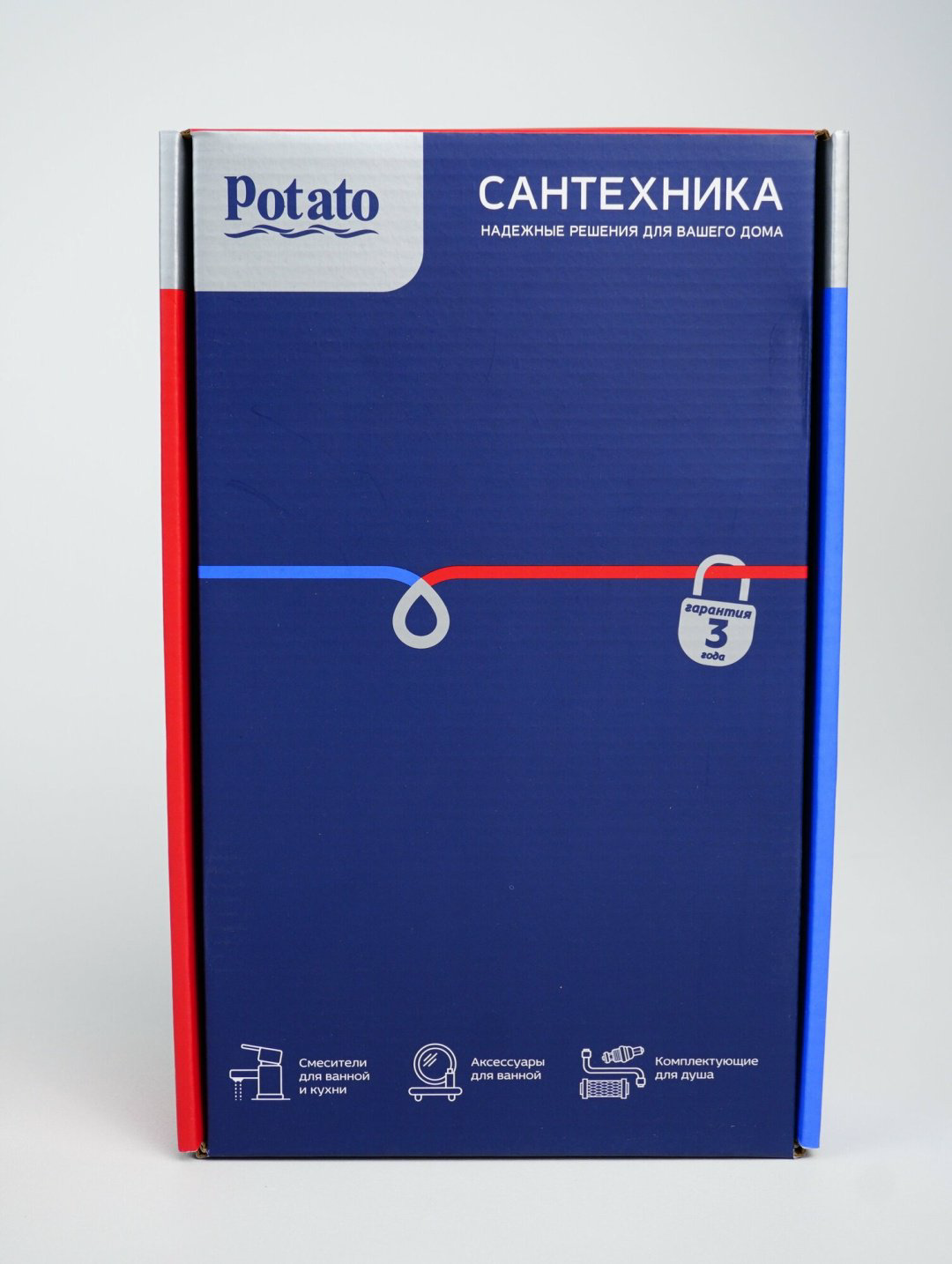 Смеситель для раковины (умывальника) Potato P1306, однозахватный купить,49300