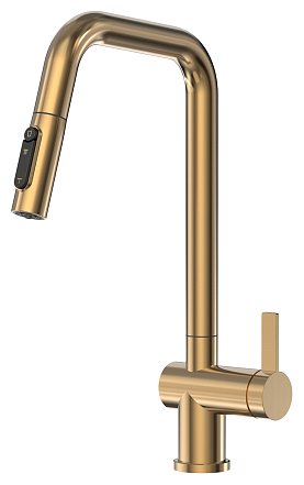 Смеситель для кухни GRANULA KS-7273, нержавеющая сталь, цвет золотистый - ForteMarket Смеситель для кухни GRANULA KS-7273, нержавеющая сталь, цвет золотистый купить,381200