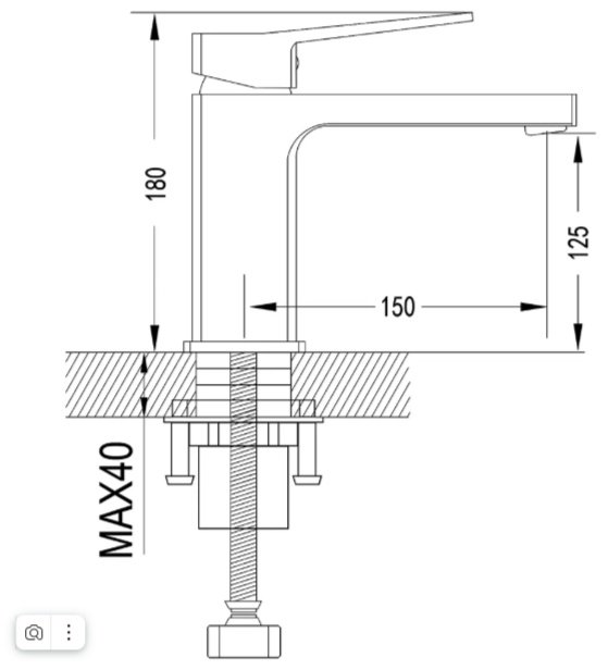 Смеситель Shevanik S6901C, латунь, цвет белый купить,NaN
