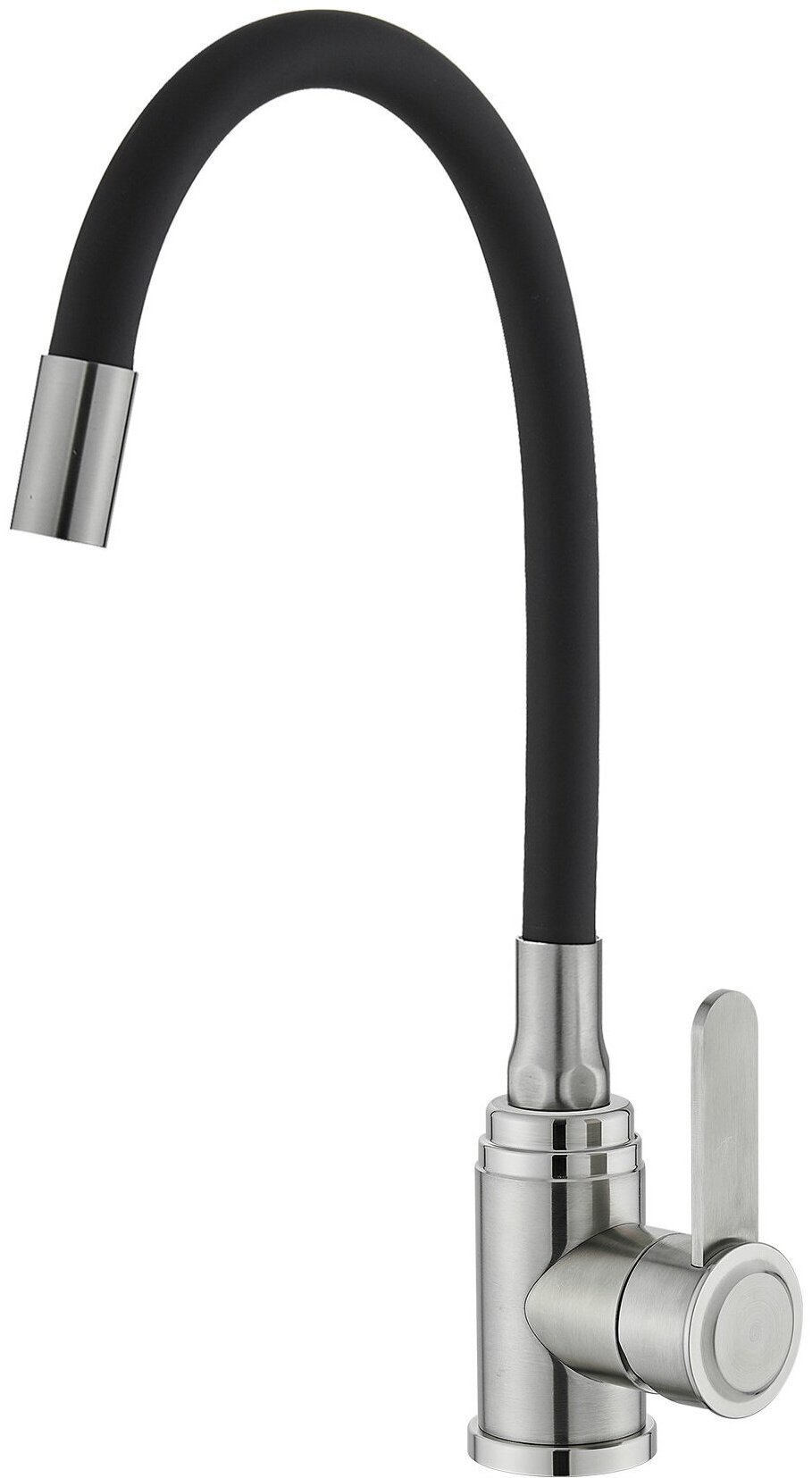 Смеситель с гибким изливом Potato P58304S-6, латунь, цвет хром купить,30800