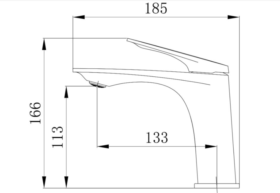Смеситель Osgard SOLEN 57013, латунь, цвет хром купить,NaN