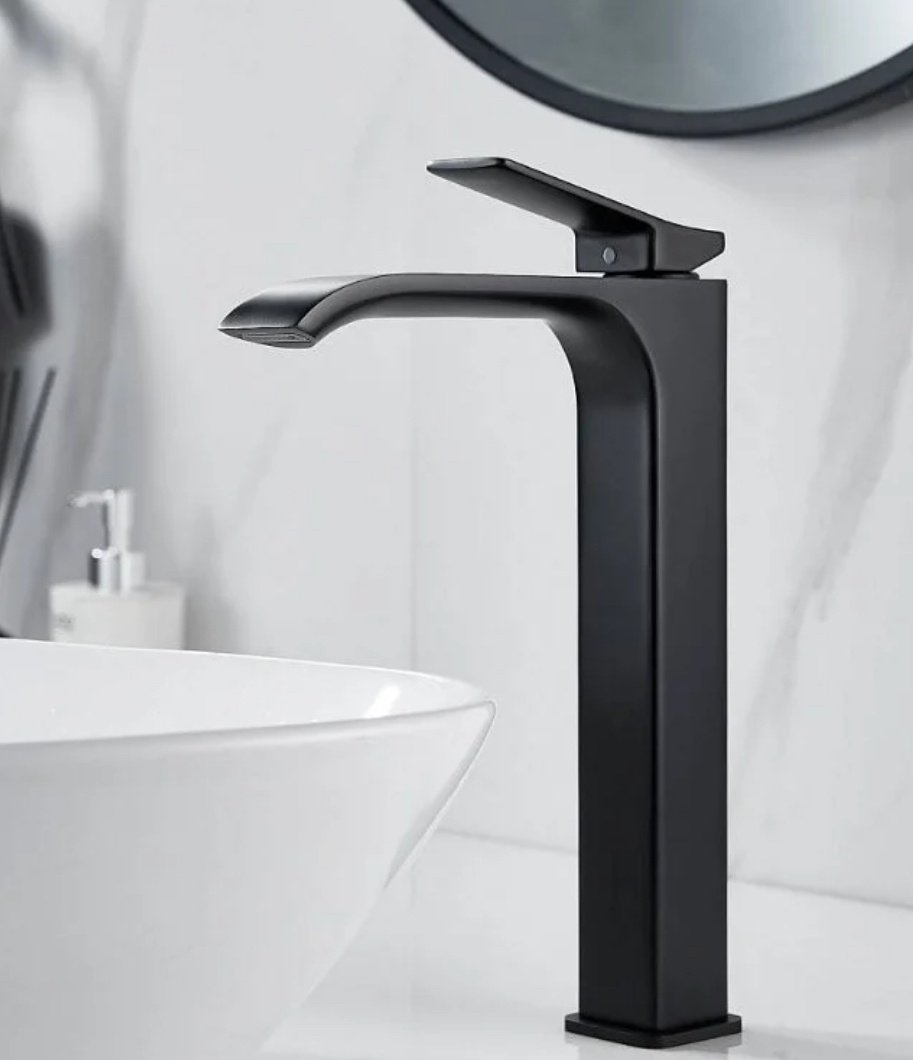 Смеситель Shevanik S4011H, латунь, цвет черный купить,NaN