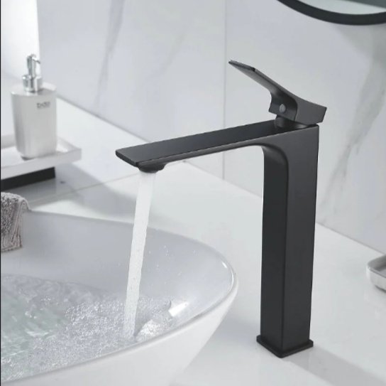 Смеситель Shevanik S6111H , латунь, цвет черный купить,NaN