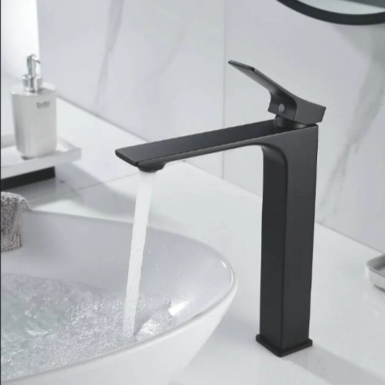 Смеситель Shevanik S6111H , латунь, цвет черный купить,NaN