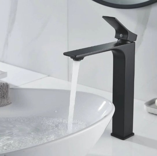Смеситель Shevanik S6111H , латунь, цвет черный купить,NaN