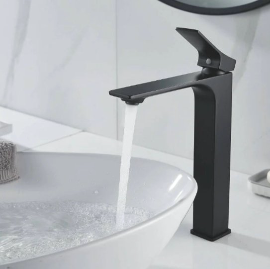 Смеситель Shevanik S6111H , латунь, цвет черный купить,NaN
