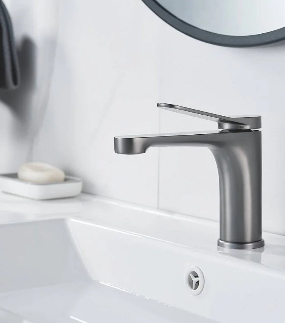 Смеситель Shevanik S6201T, латунь, цвет серый купить,NaN