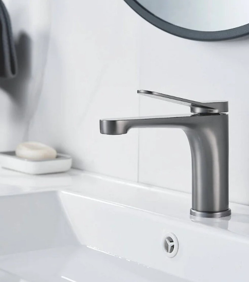 Смеситель Shevanik S6201T, латунь, цвет серый купить,NaN
