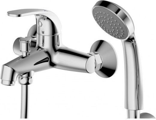 Смеситель для ванны с душем BRAVAT Fit F6135188CP-B-RUS, однозахватный купить,55020