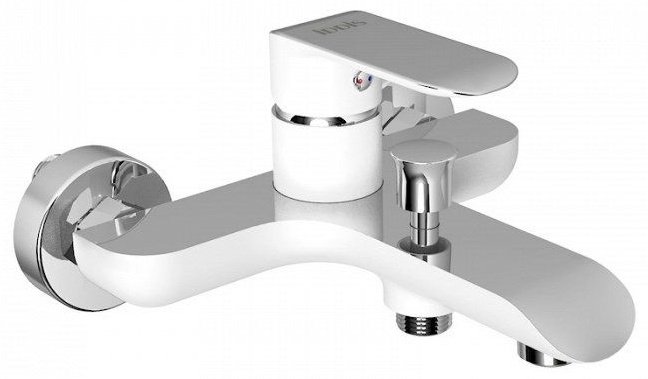 Смеситель для ванны IDDIS Calipso CALSB00i02WA, латунь, цвет белый, хром