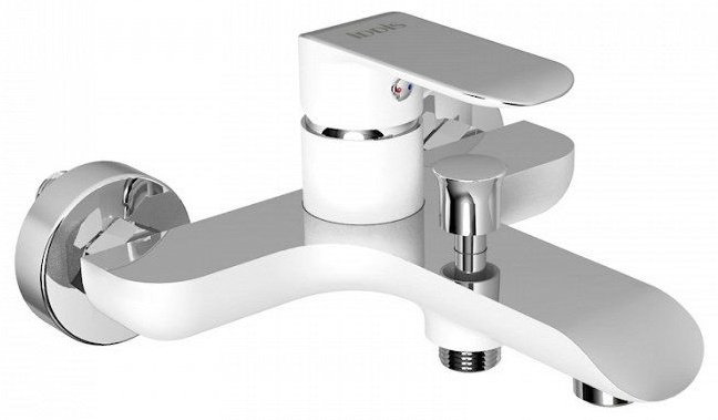Смеситель для ванны IDDIS Calipso CALSB00i02WA, латунь, цвет белый, хром