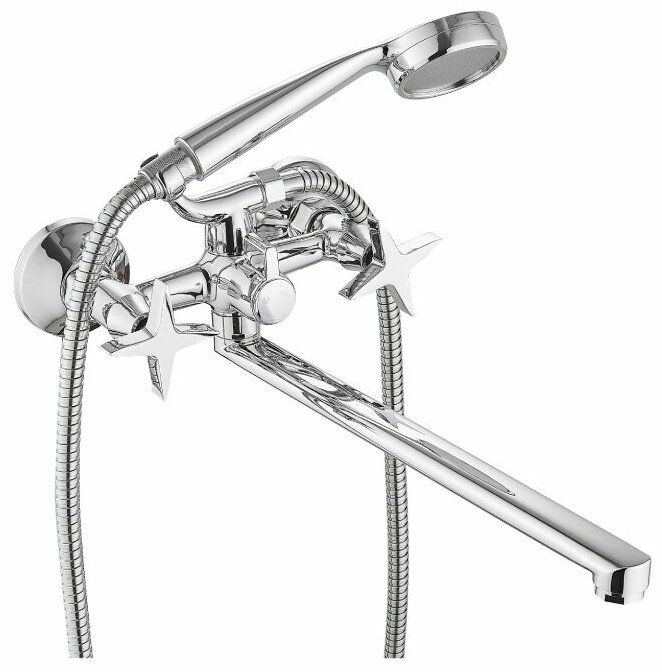 Смеситель для ванны Potato P22311, латунь, цвет хром
