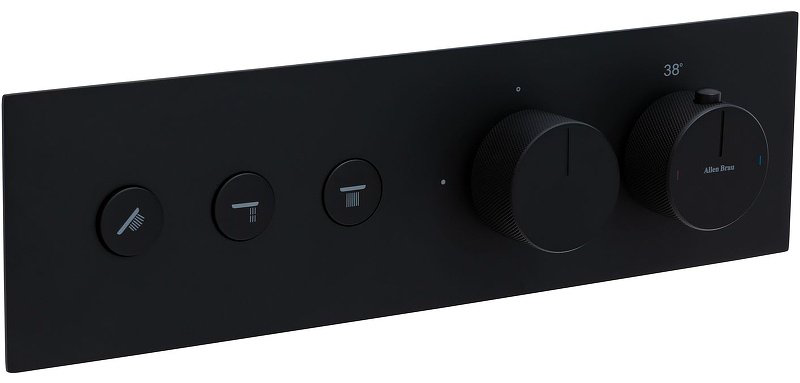 Смеситель для душа ALLEN BRAU 5.33003-31 LIBERTY X3, латунь, цвет черный - ForteMarket Смеситель для душа ALLEN BRAU 5.33003-31 LIBERTY X3, латунь, цвет черный купить,496107