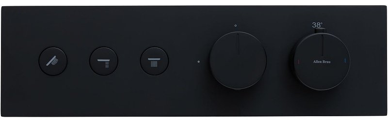 Смеситель для душа ALLEN BRAU 5.33003-31 LIBERTY X3, латунь, цвет черный