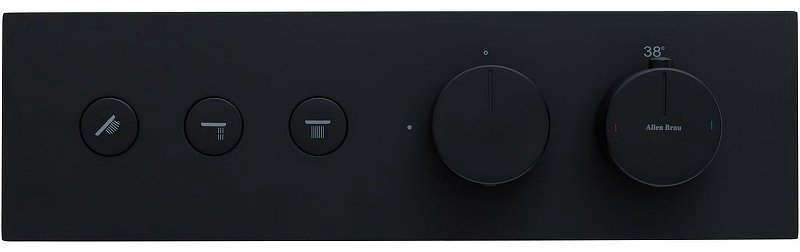 Смеситель для душа ALLEN BRAU 5.33003-31 LIBERTY X3, латунь, цвет черный - ForteMarket Смеситель для душа ALLEN BRAU 5.33003-31 LIBERTY X3, латунь, цвет черный купить,496107