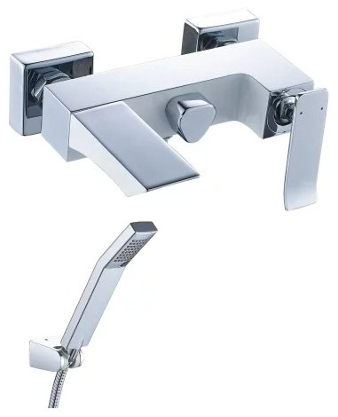 Смеситель для ванны с душем Lemark Contest LM5814CW, однозахватный купить,NaN