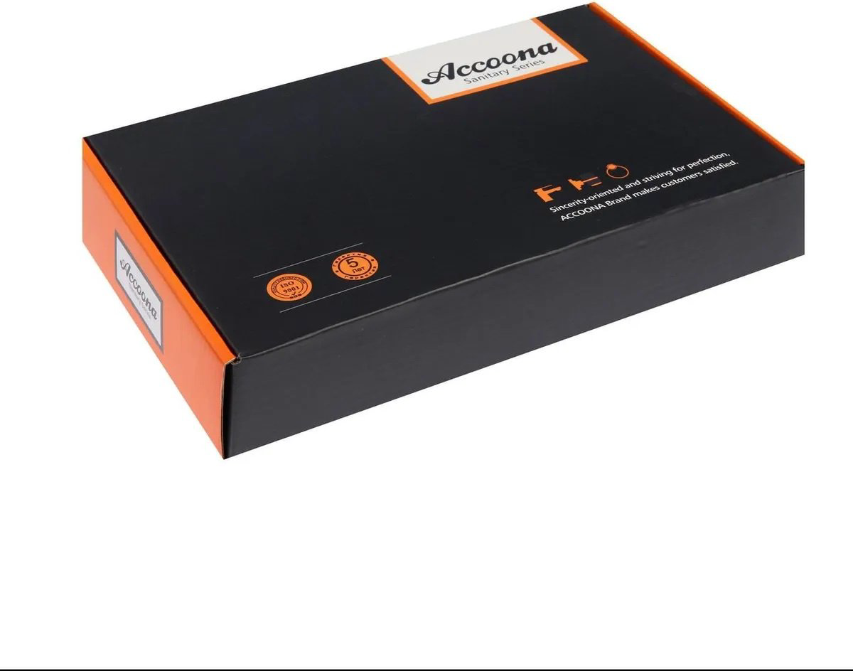 Смеситель с гибким изливом Accoona A4844F, латунь, цвет черный купить,NaN