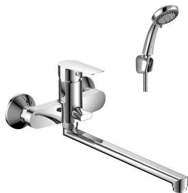 Смеситель для ванны Rossinka Silvermix S35-33, нержавеющая сталь, цвет хром
