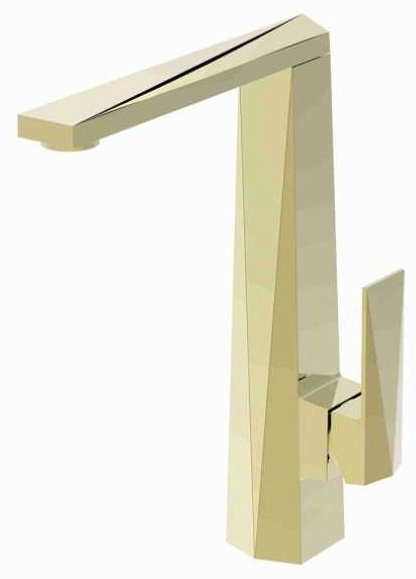 Смеситель для кухни (мойки) BRAVAT Iceberg F776110G Gold, однозахватный