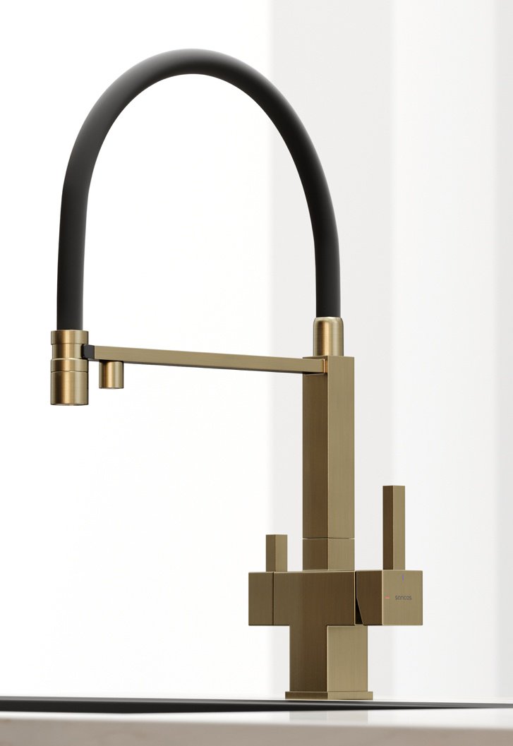Смеситель для кухни (мойки) Sancos Eri Moro SC4006BG, однозахватный