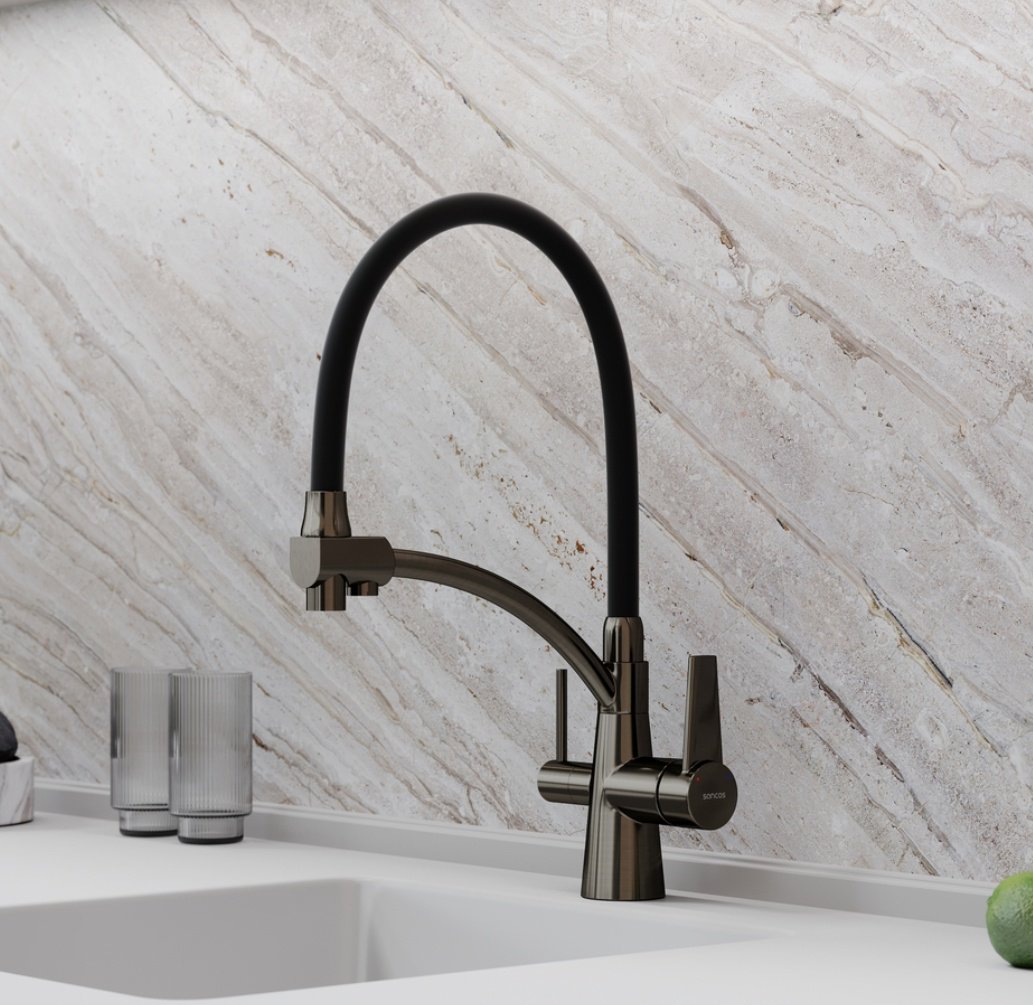 Смеситель для кухни (мойки) Sancos Eri SC4001GG, однозахватный