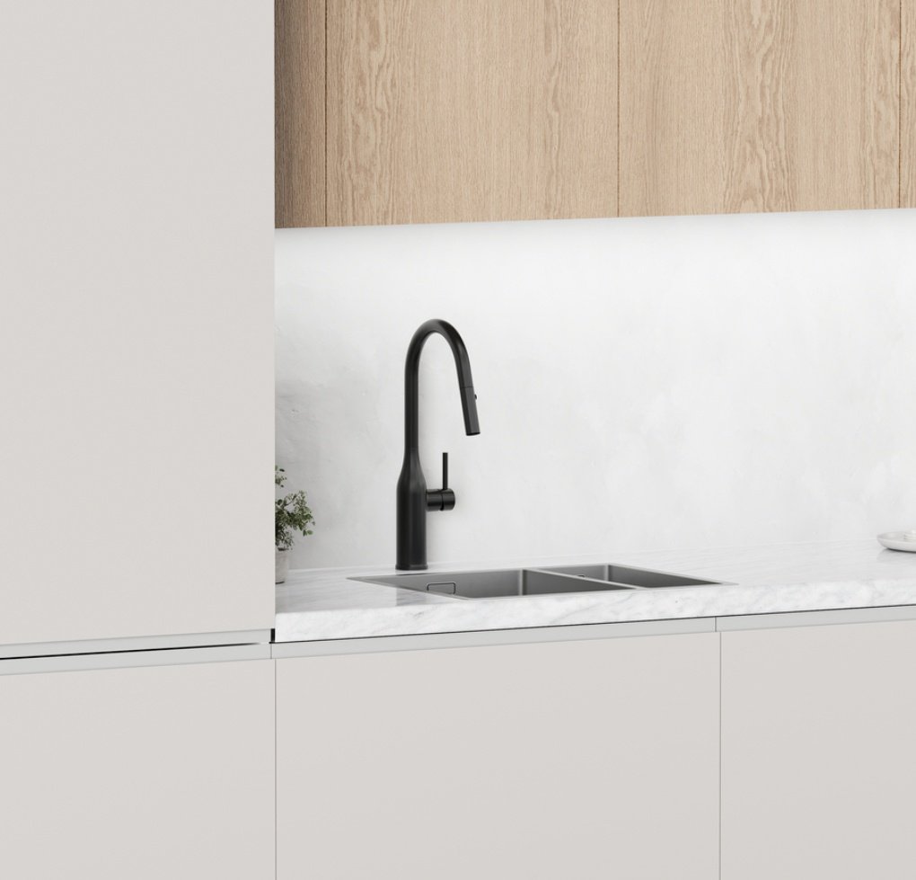 Смеситель для кухни Sancos Grand SC4002MB, латунь, цвет черный
