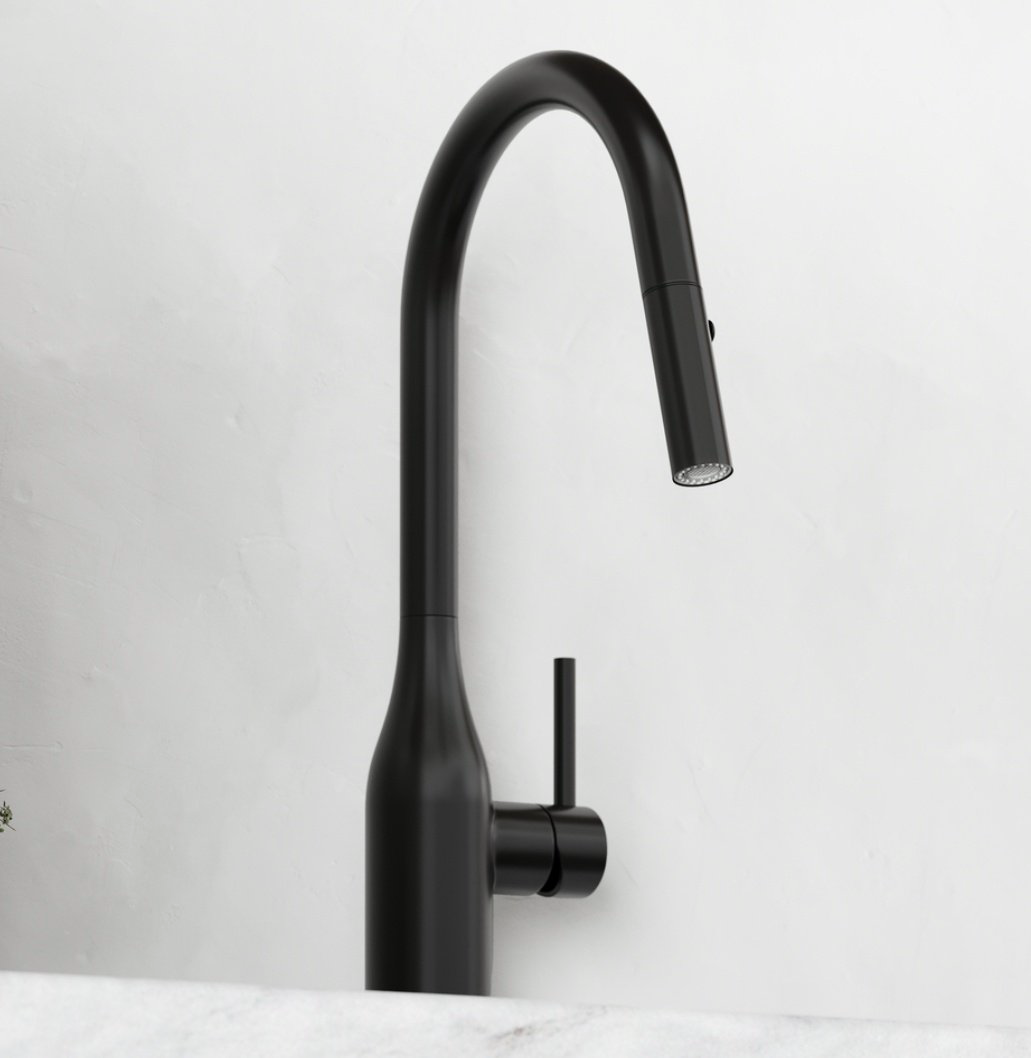 Смеситель для кухни Sancos Grand SC4002MB, латунь, цвет черный - ForteMarket Смеситель для кухни Sancos Grand SC4002MB, латунь, цвет черный купить,164500
