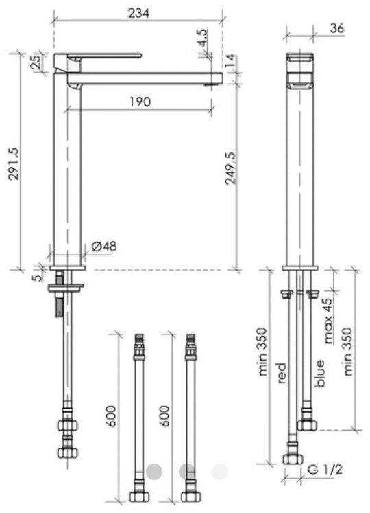 Смеситель для раковины (умывальника) Sancos Eri Studio SC9016CH, однозахватный