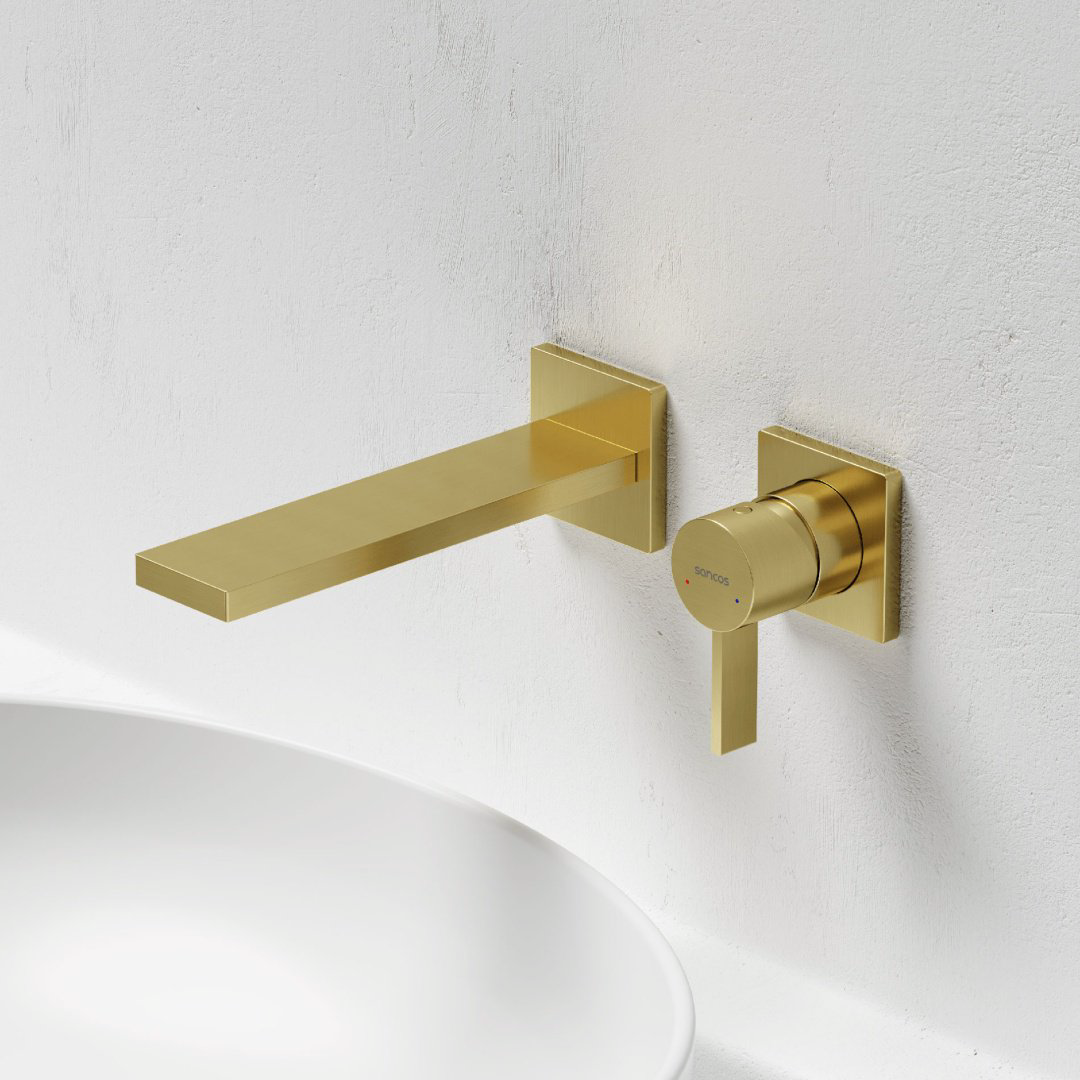 Смеситель Sancos SC9021BG, латунь, цвет золотистый - ForteMarket Смеситель Sancos SC9021BG, латунь, цвет золотистый купить,323400