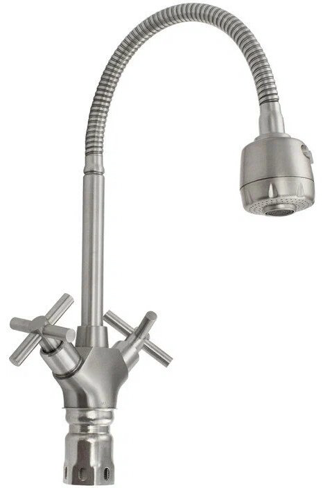 Смеситель с гибким изливом MAGNUS 9215, бронза, цвет бронзовый купить,NaN