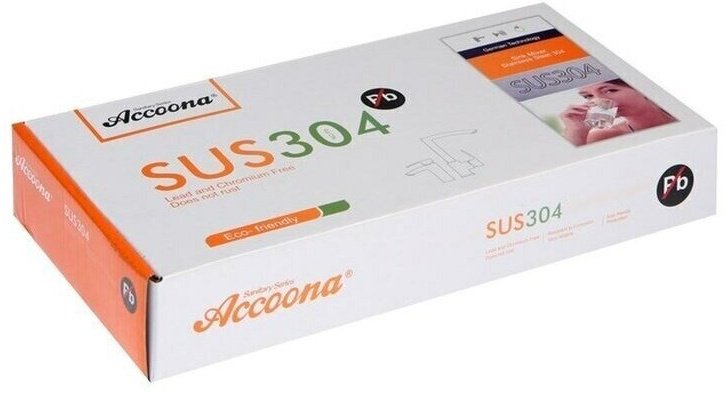 Смеситель с гибким изливом Accoona A9890N-3, латунь, цвет красный купить,NaN