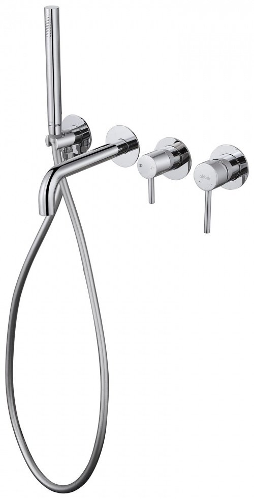 Смеситель для ванны Abber Wasser Kreis AF8130 цвет хром, однозахватный купить,284790