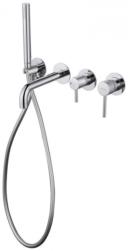 Смеситель для ванны Abber Wasser Kreis AF8130 цвет хром, однозахватный купить,284790