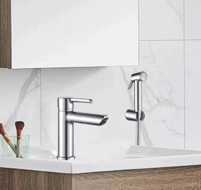 Смеситель Shevanik S6071, латунь, цвет хром купить,NaN