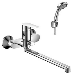 Смеситель для ванны Rossinka Silvermix S35-33, нержавеющая сталь, цвет хром