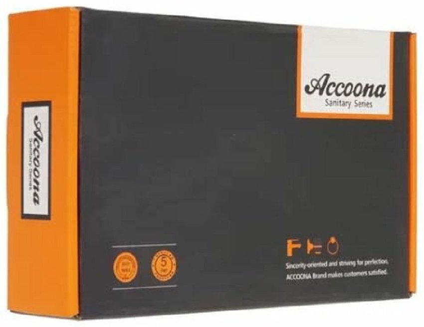 Смеситель с гибким изливом Accoona A4819F, латунь, цвет черный, хром купить,NaN