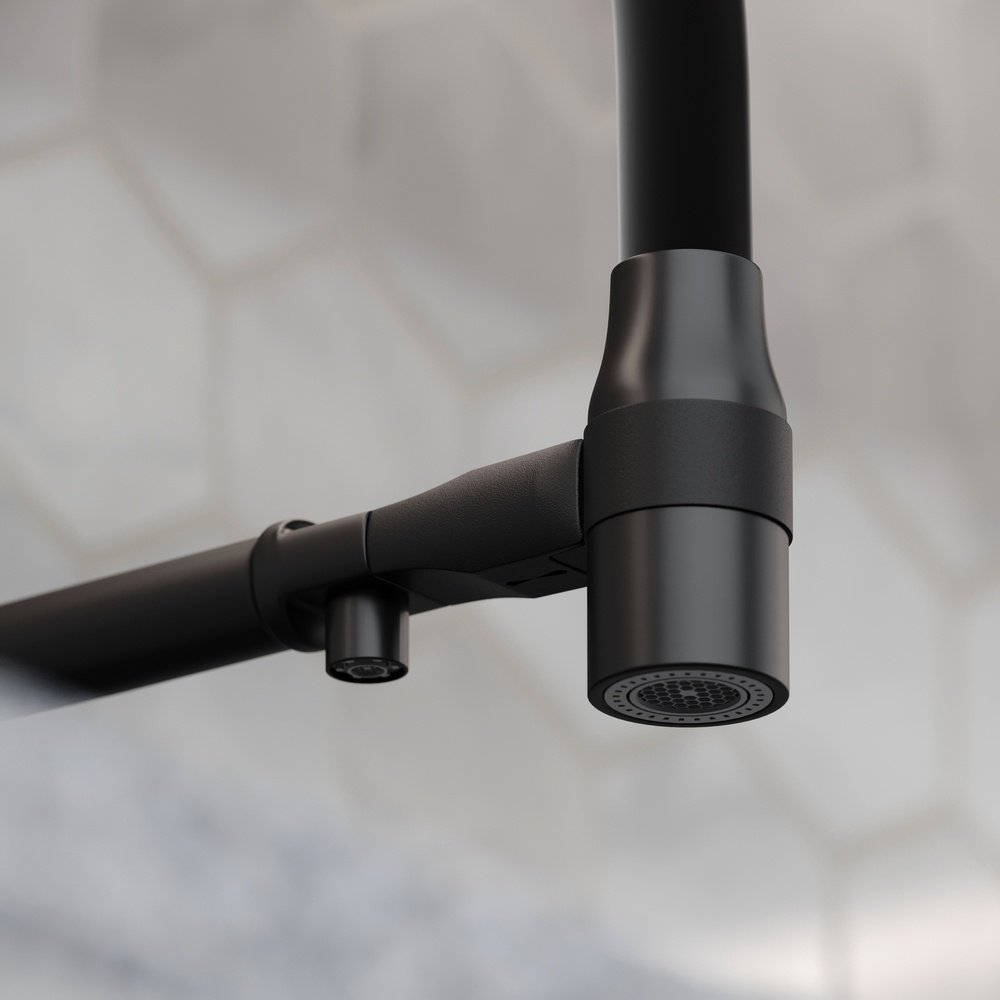 Смеситель для кухни Sancos SC4009MB, латунь, цвет черный купить,229400